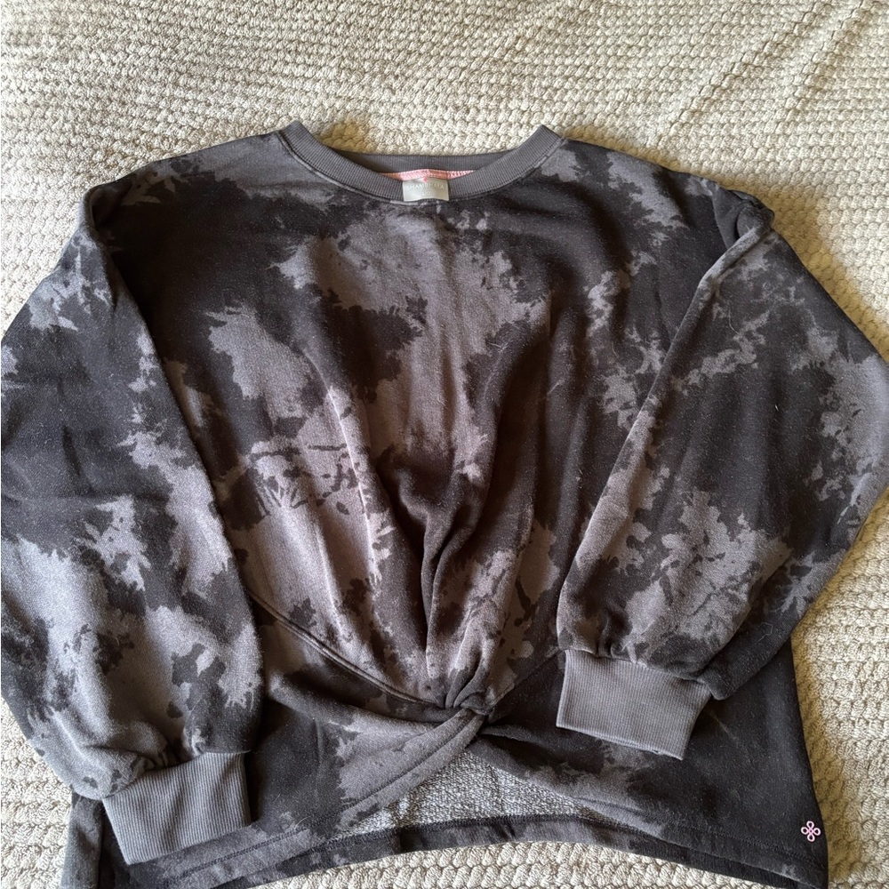 Gray Tie-Dye Sweatshirt
